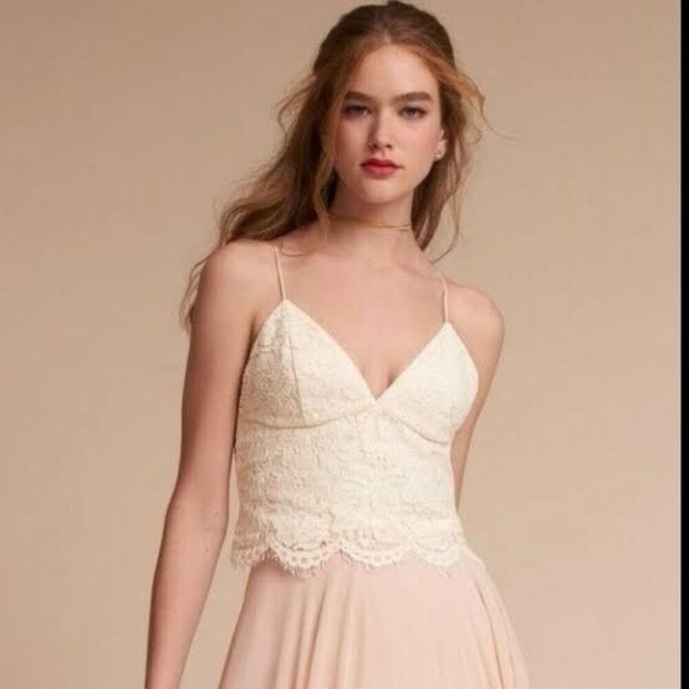New Jenny Yoo Lace Bridal Top Size 10